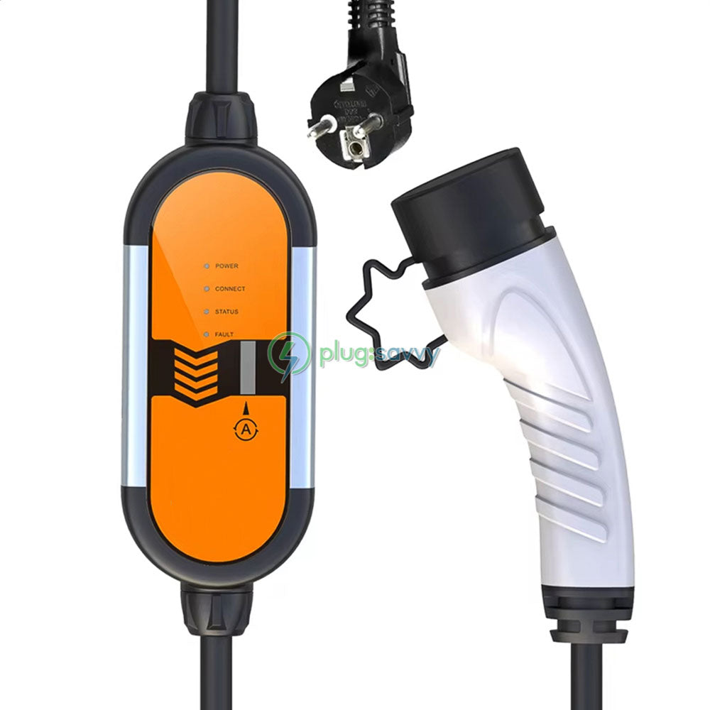 3.5KW Portable Type 2 EV Charger - PlugSavvy.com