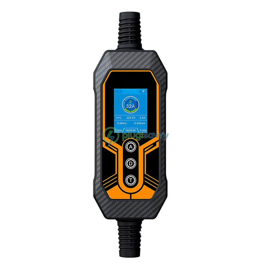 Portable 7KW EV Charger with Type 2 Connector - PlugSavvy.com