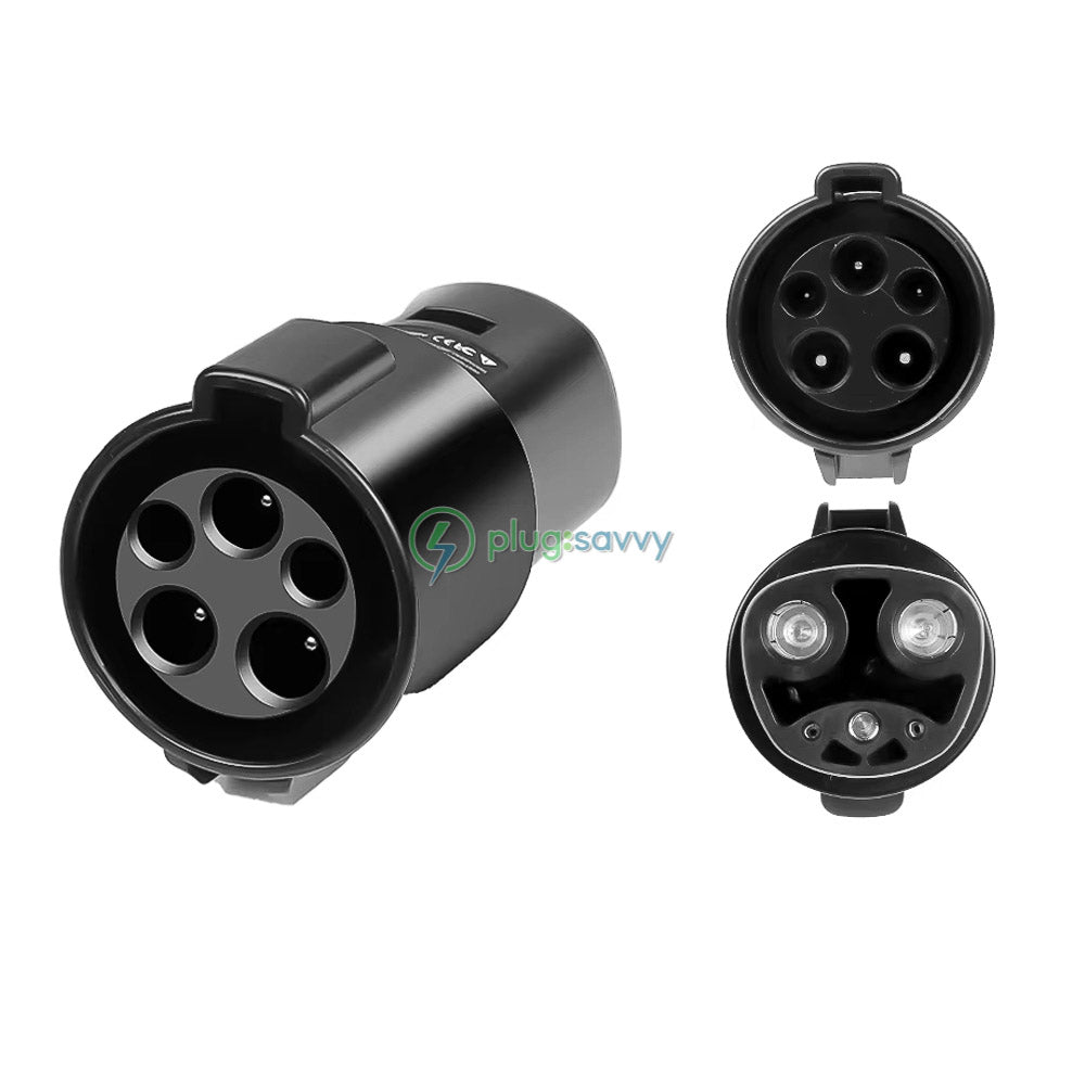 Type 1 to Tesla NACS EV Charger Adapter - PlugSavvy.com