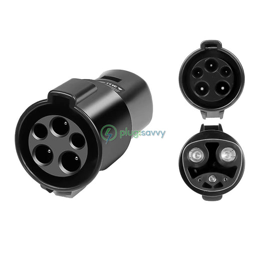 Type 1 to Tesla NACS EV Charger Adapter - PlugSavvy.com