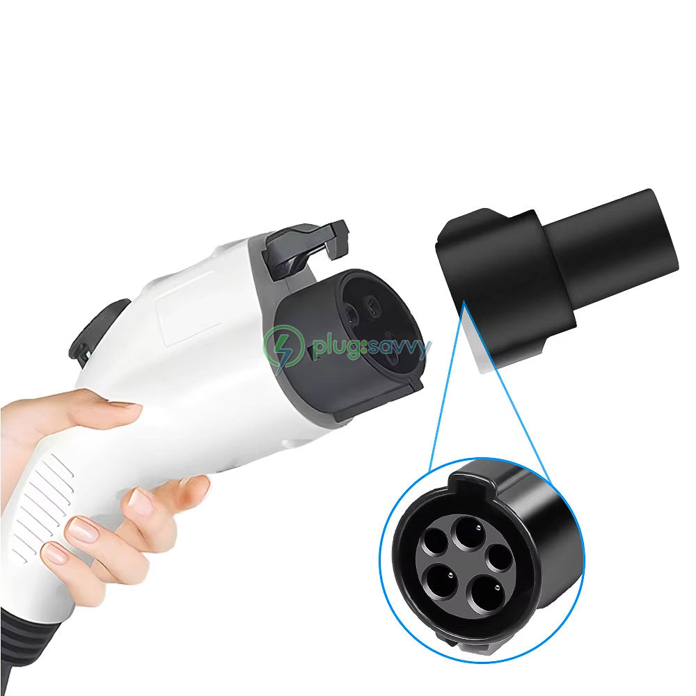 Type 1 to Tesla NACS EV Charger Adapter - PlugSavvy.com