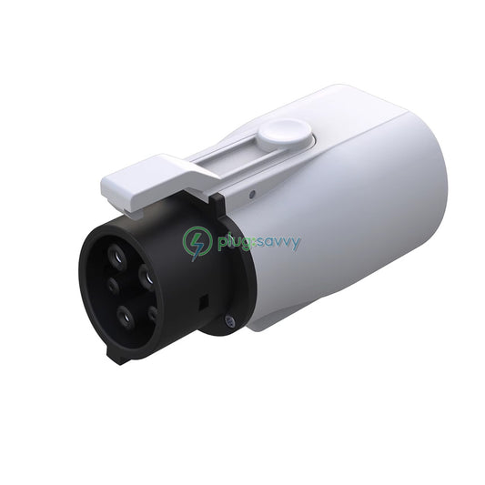 Type 2 to Type 1 EV Charger Adapter - PlugSavvy.com